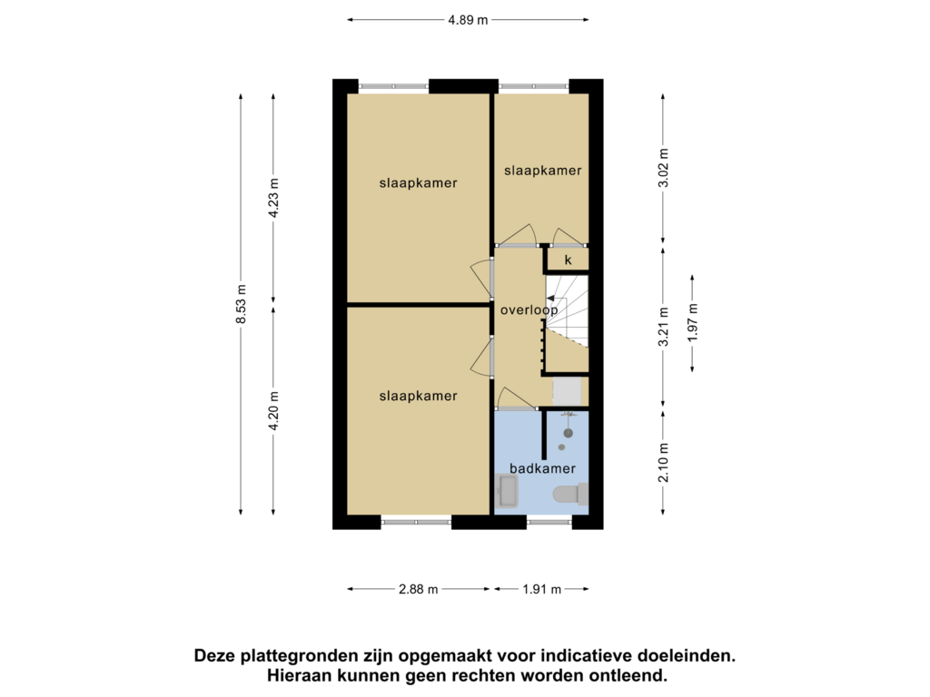 Bekijk plattegrond van 1e verdieping van Ringspoor 162