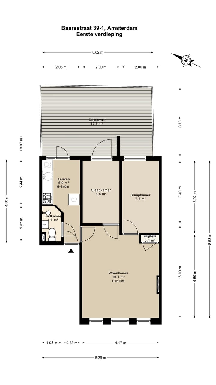 Foto 22 van Baarsstraat 39-1