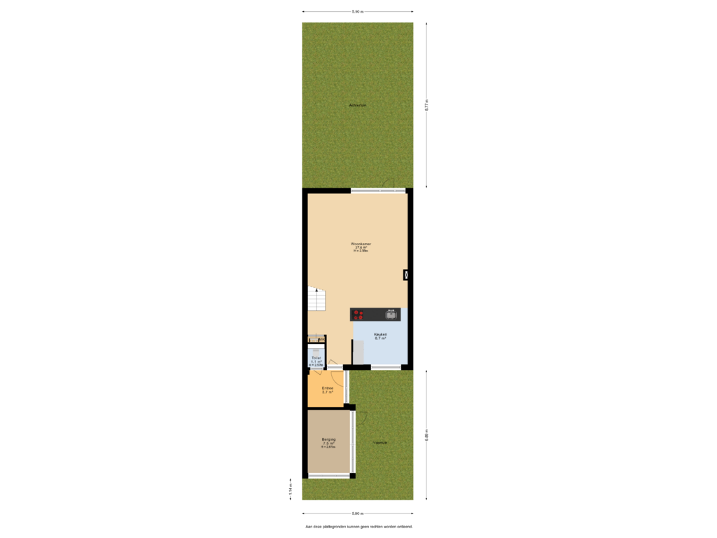 Bekijk plattegrond van Situatie van Weideflora 130