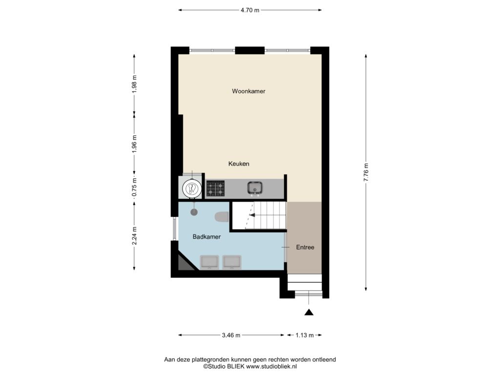 Bekijk plattegrond van Eerste verdieping van Hinthamerstraat 67-C