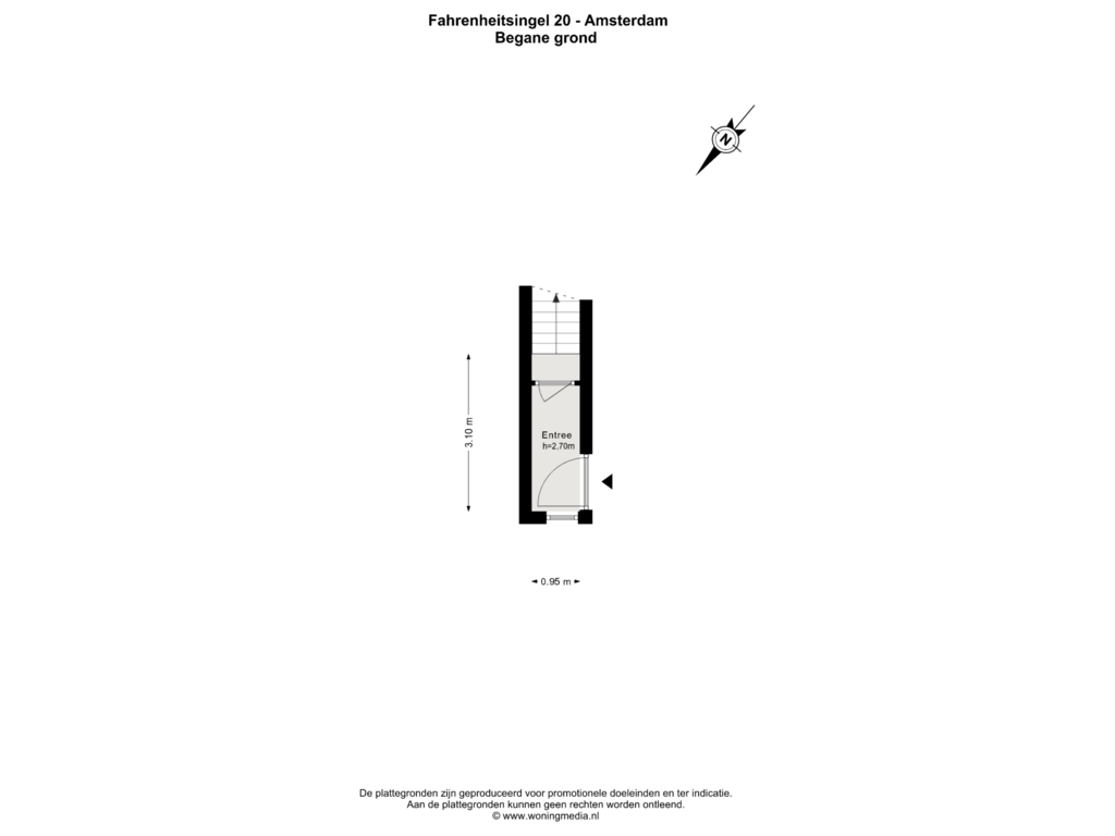 View floorplan of Begane_grond of Fahrenheitsingel 20