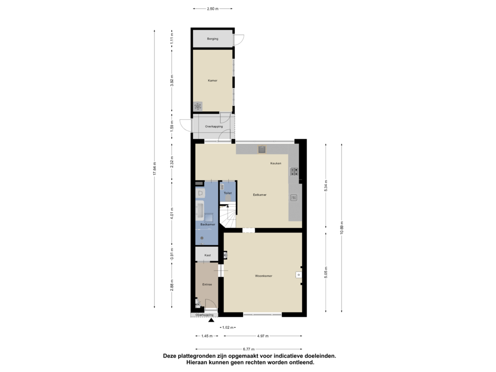 Bekijk plattegrond van Begane Grond van Charloisse Lagedijk 491