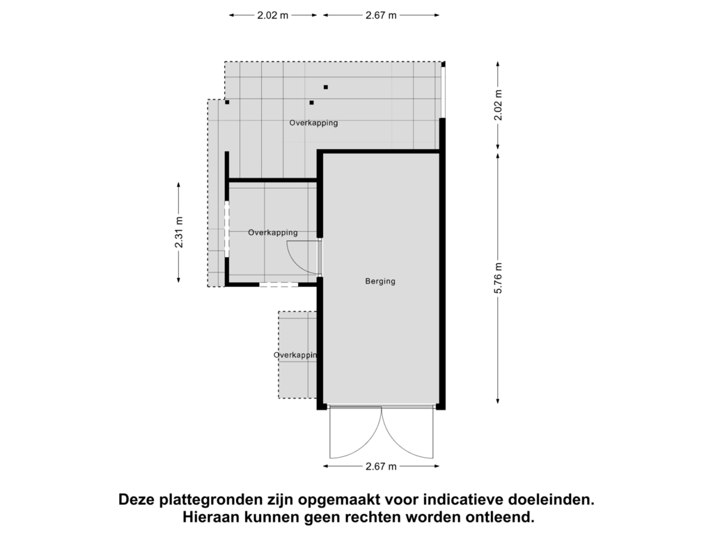 Bekijk plattegrond van Berging van Charloisse Lagedijk 491