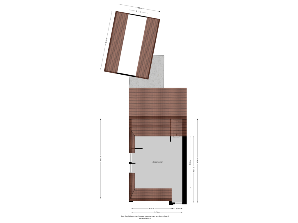 Bekijk plattegrond van 1e Verdieping van Heerestraat 58