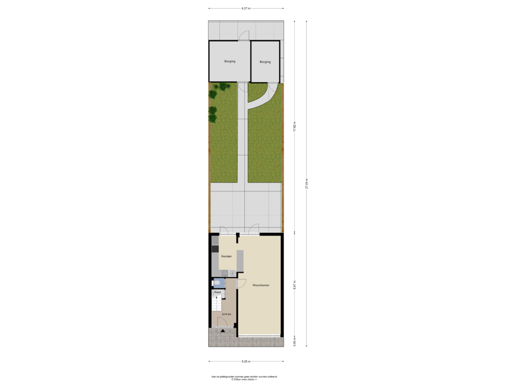 View floorplan of Begane grond_tuin of Geertshof 32