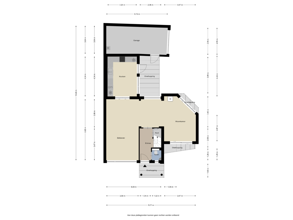 Bekijk plattegrond van Begane grond van Anjerlaan 32