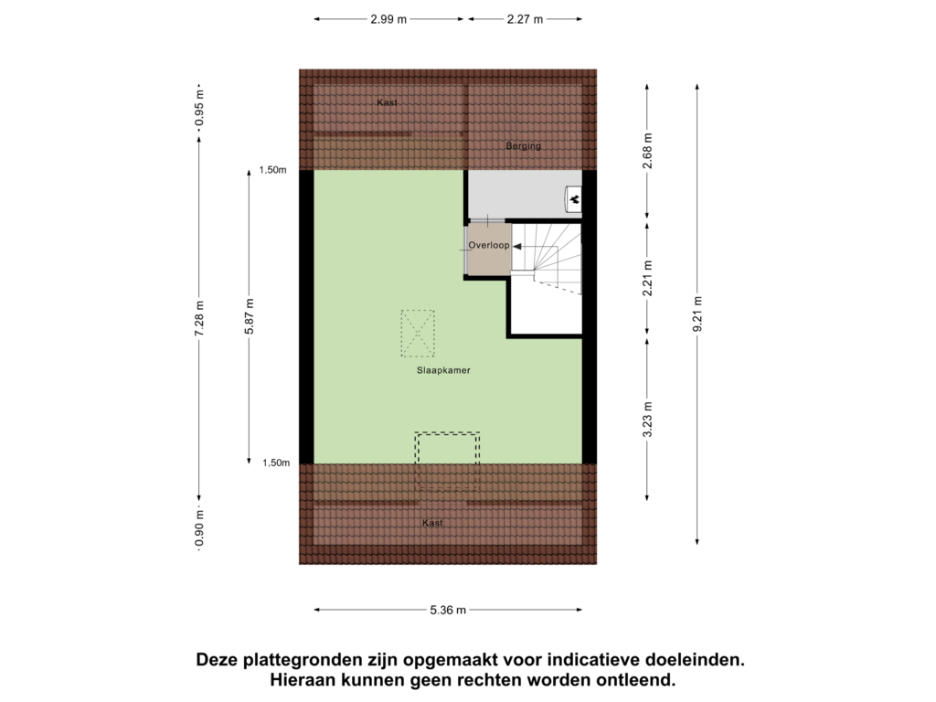 Bekijk plattegrond van Tweede Verdieping van Omdraai 20