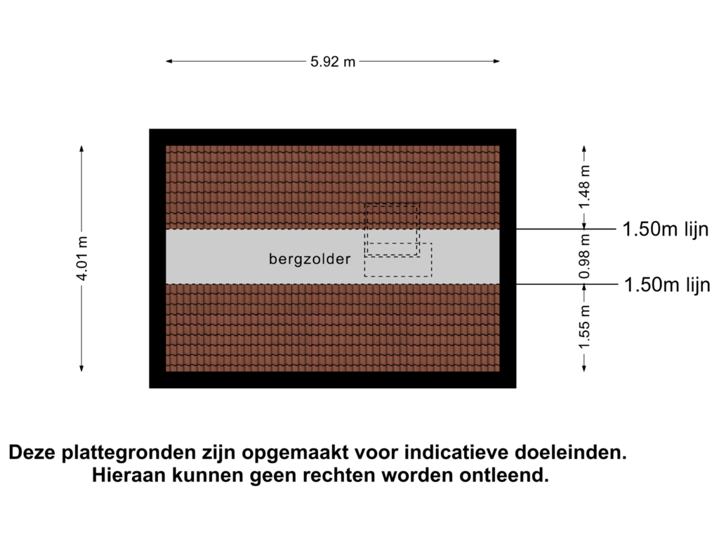 View floorplan of Vliering of Axelsestraat 13