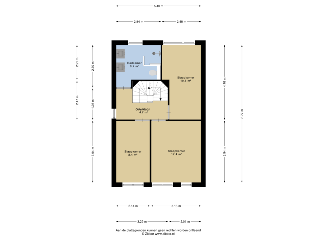 View floorplan of Eerste Verdieping of Bakkeveen 35