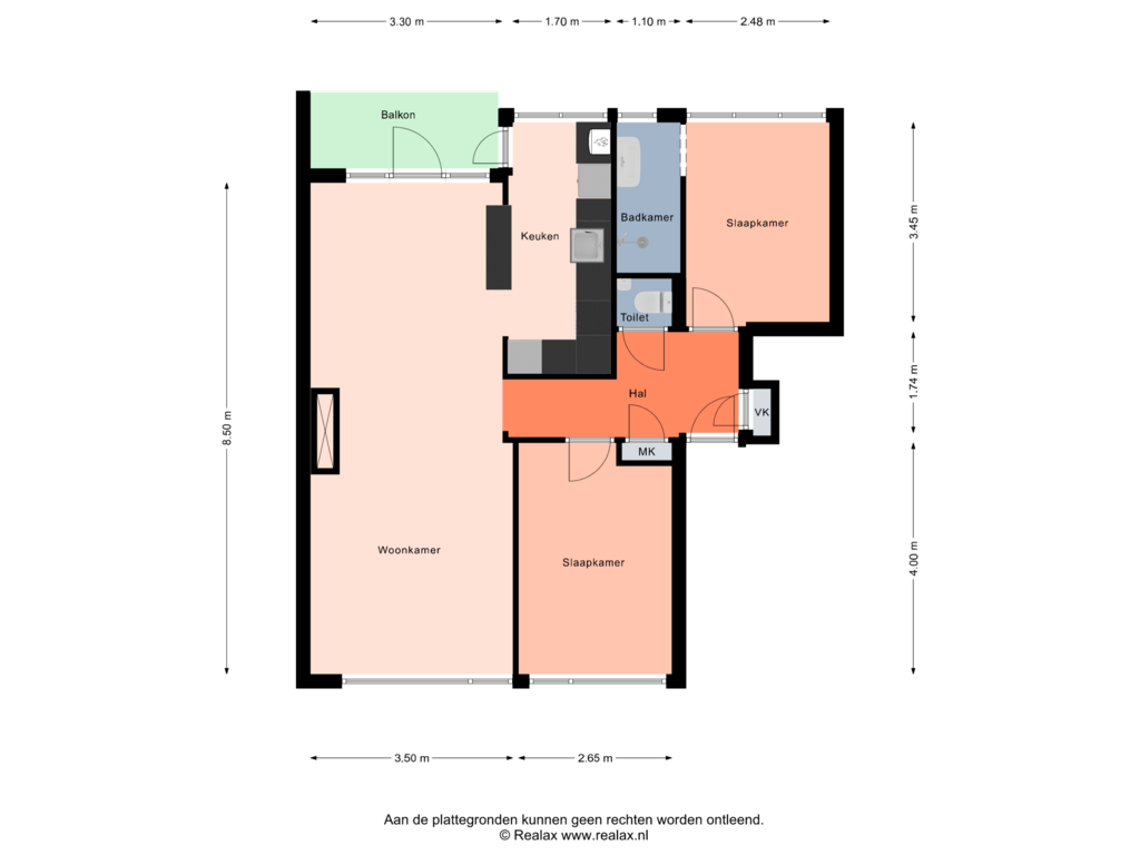 View floorplan of Verdieping of Jan Campertplein 39