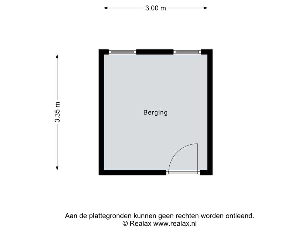 View floorplan of Berging of Jan Campertplein 39