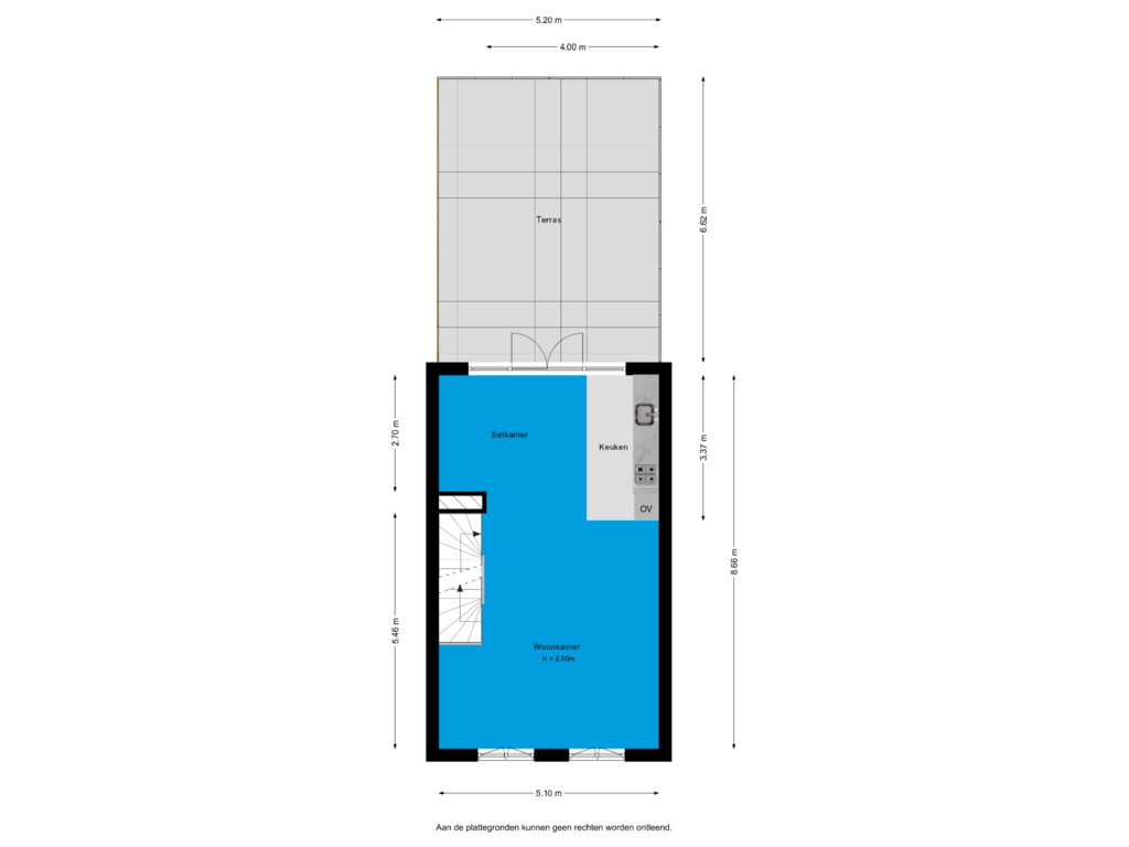 Bekijk plattegrond van 1e verdieping van Dorpsstraat 85-I