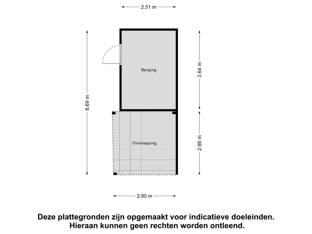 View floorplan of Berging of Kuilkant 141