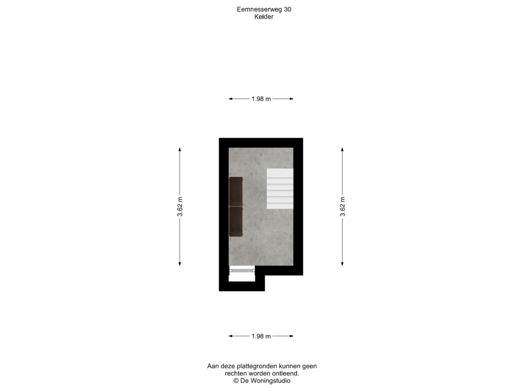 View floorplan of Kelder of Eemnesserweg 30