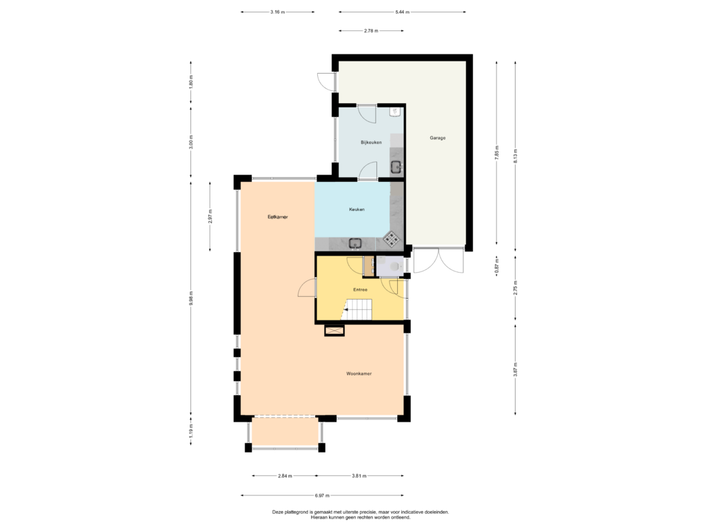 Bekijk plattegrond van Begane Grond van Flevo 66