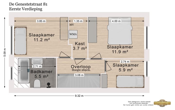Foto 49 van De Genestetstraat 81