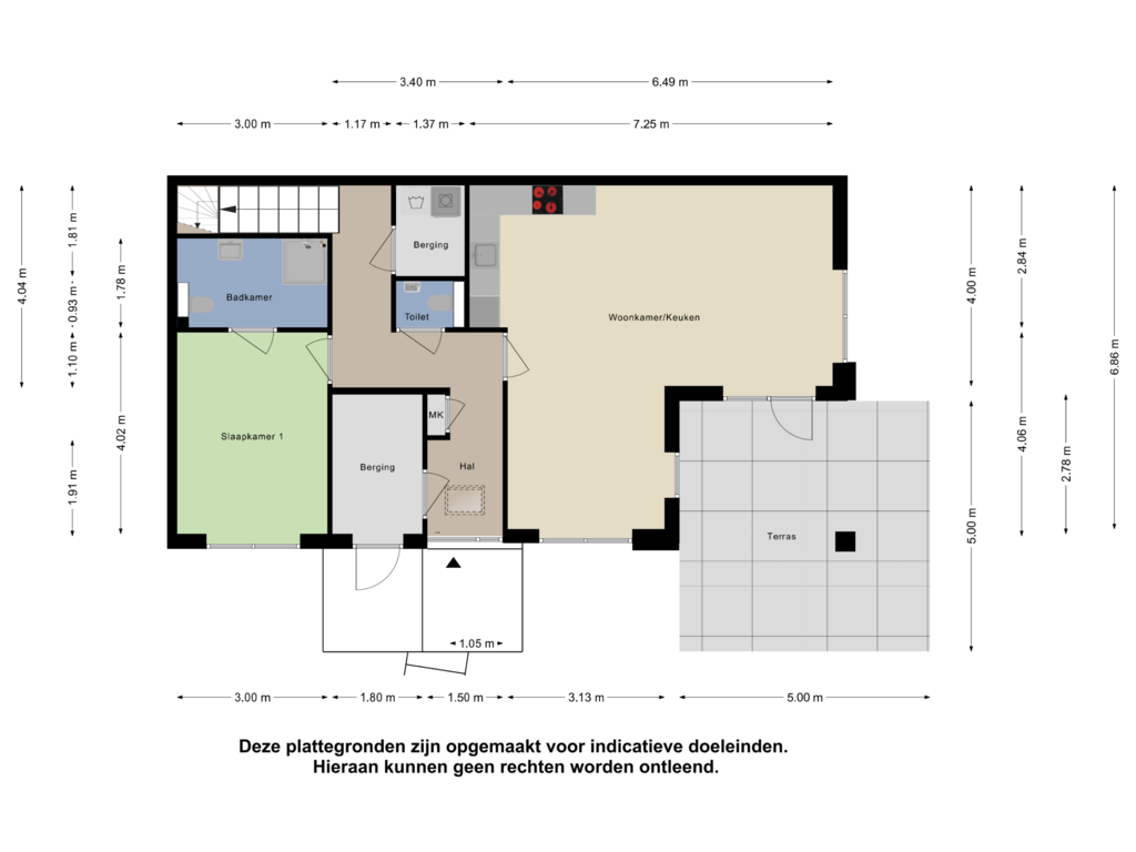 Bekijk plattegrond van Begane Grond van Akelei (Bouwnr. 24)