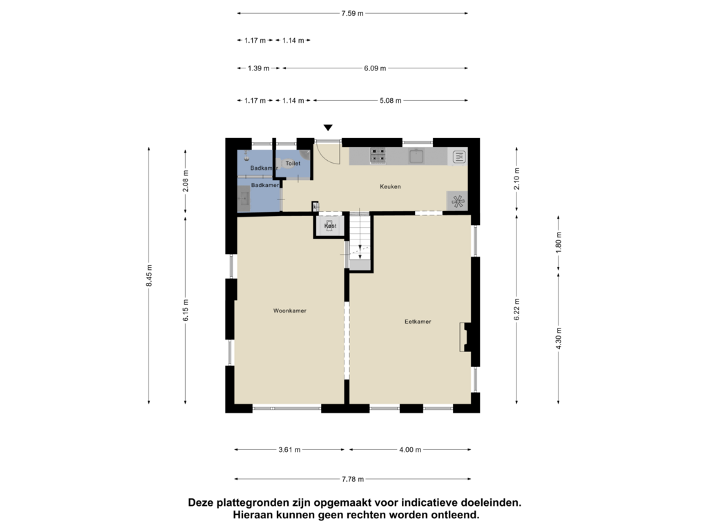 Bekijk plattegrond van Begane Grond van Streek 103