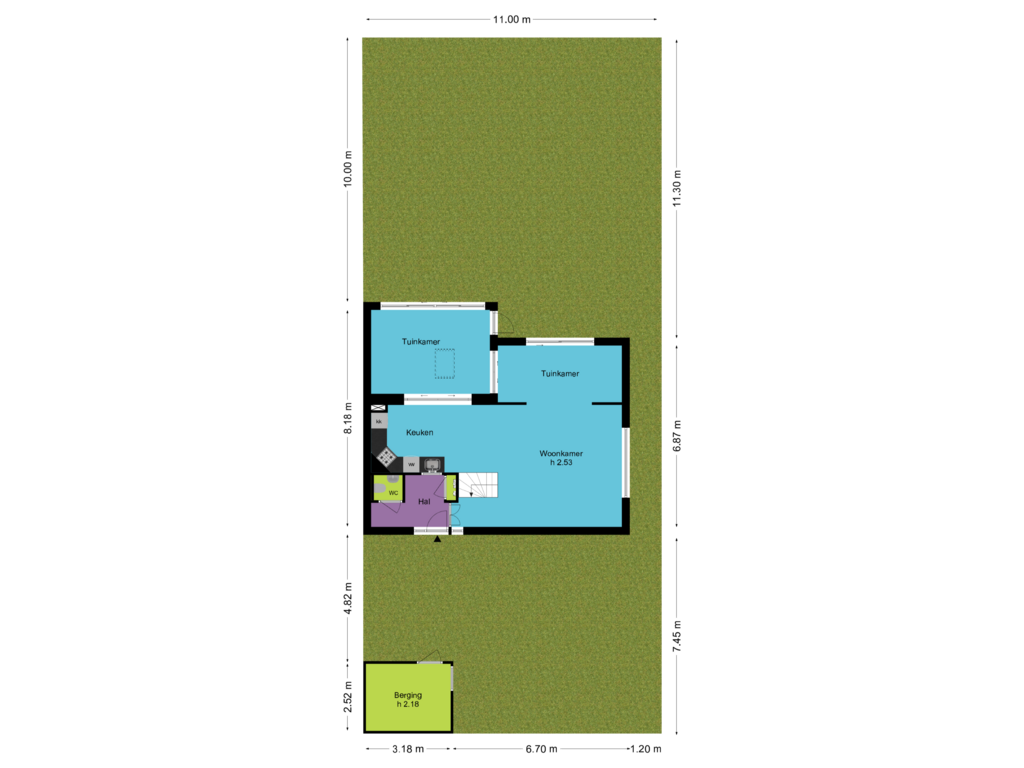 View floorplan of Situatie of Rosenholm 120