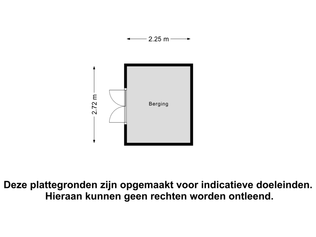 Bekijk plattegrond van Berging van Bosweg 3