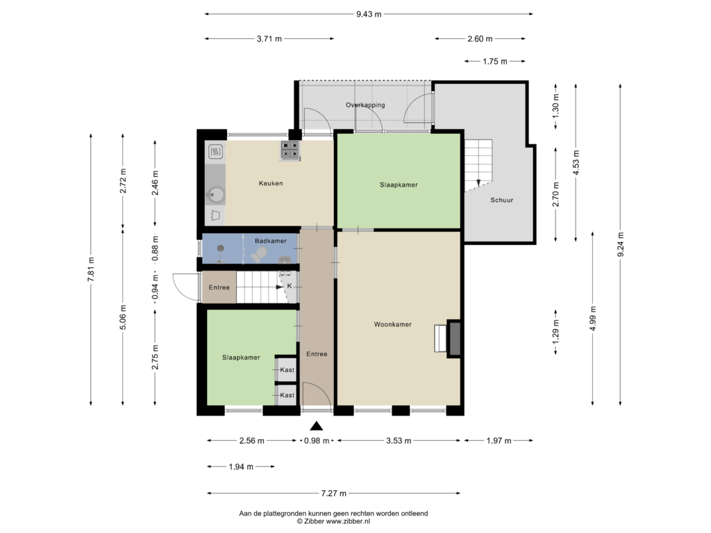 Bekijk plattegrond van Begane Grond van Frederiksoord 2