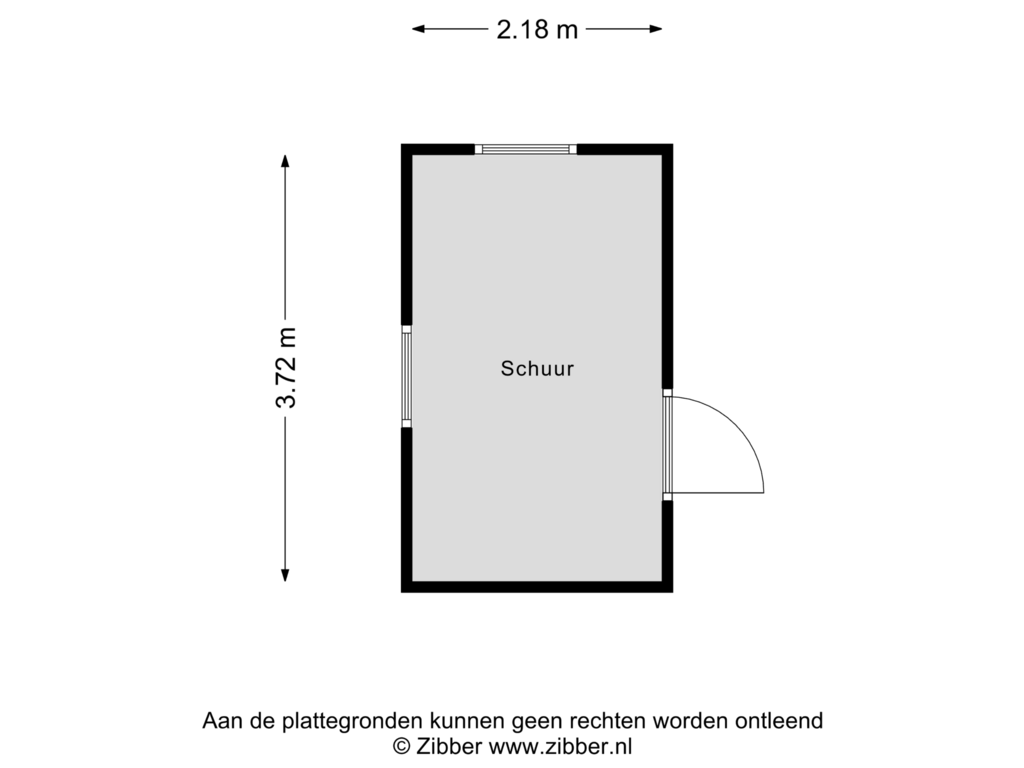 Bekijk plattegrond van Schuur van Frederiksoord 2