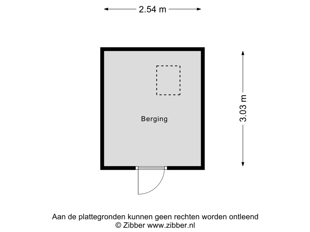 Bekijk plattegrond van Berging van Lissenvaart 92