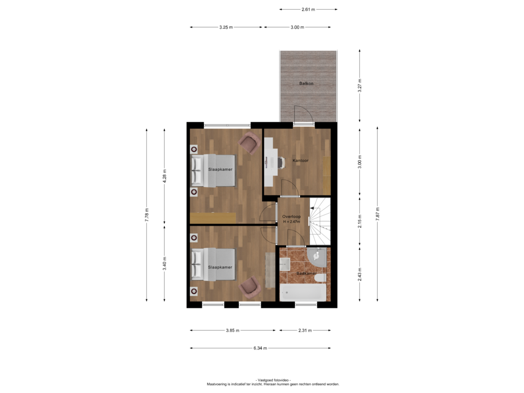 Bekijk plattegrond van 1e verdieping van Sint Maartenstraat 16