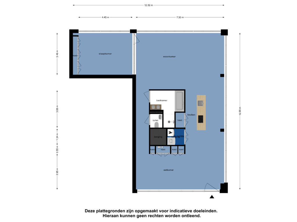 Bekijk plattegrond van Appartement van Schiehavenkade 442