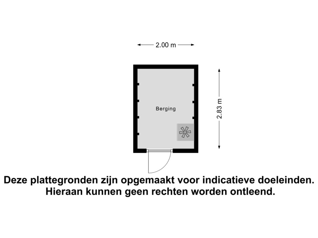 Bekijk plattegrond van Berging van Paltrokmolen 11