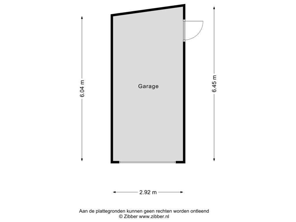 Bekijk plattegrond van Garage van Jan de Withof 70