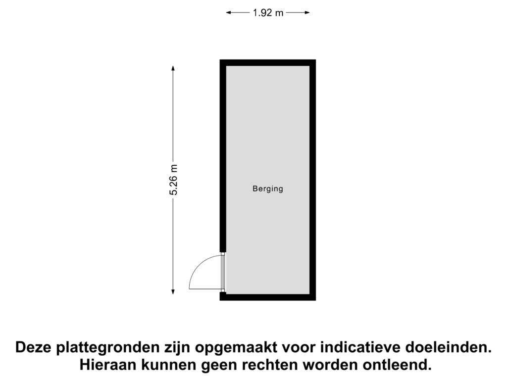 Bekijk plattegrond van Berging van Jan Brinkhoffplantsoen 5