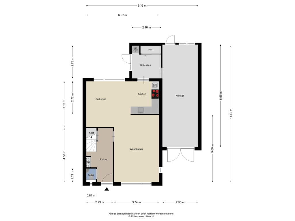 Bekijk plattegrond van Begane Grond van Martenshofstede 17