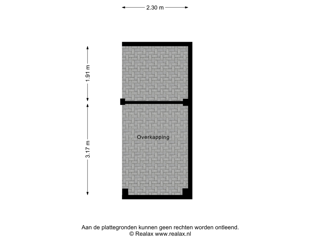 View floorplan of Overkapping of B.W. ter Kuilestraat 270