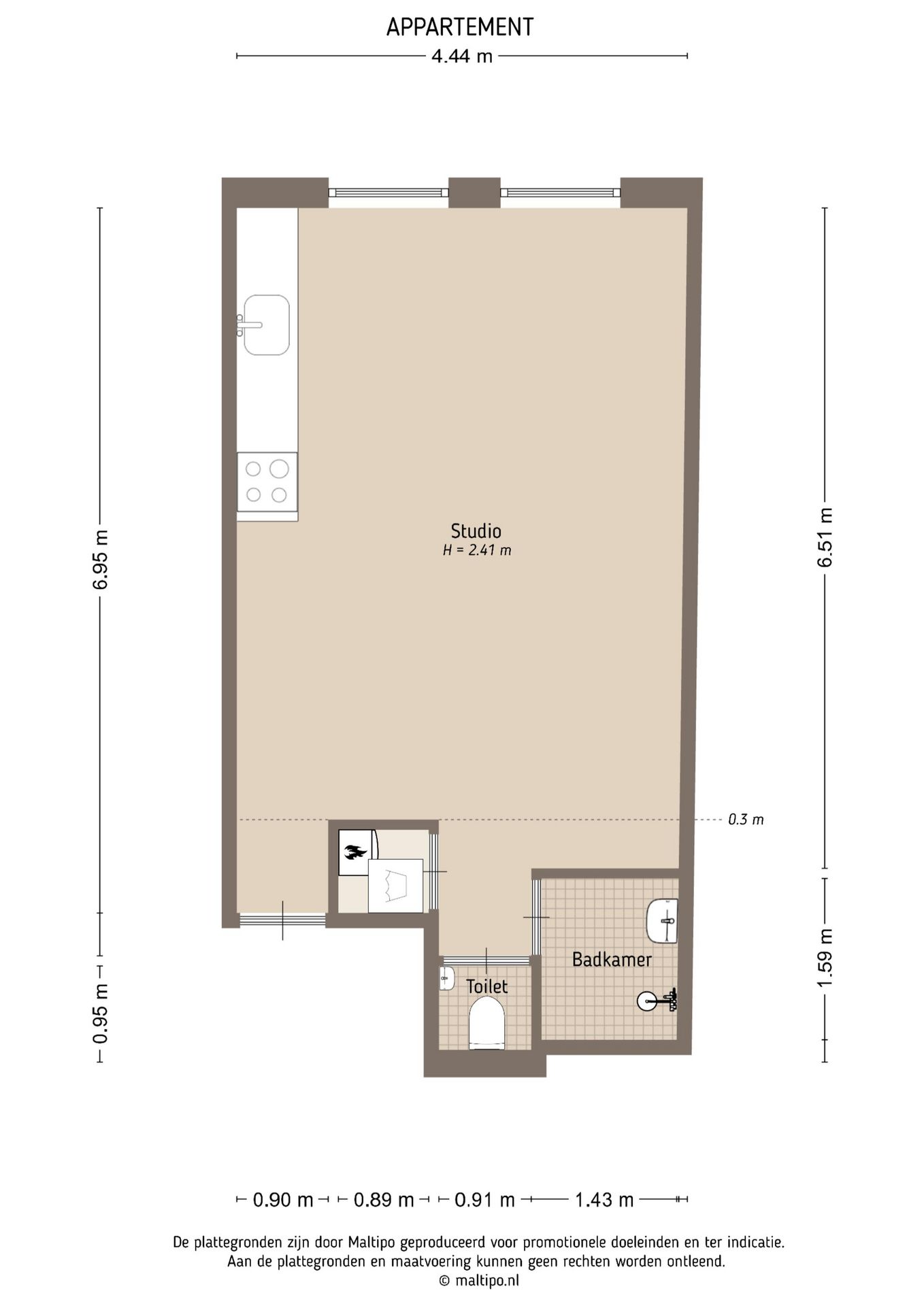 Foto 25 van Westwagenstraat - Appartementen en Studio's