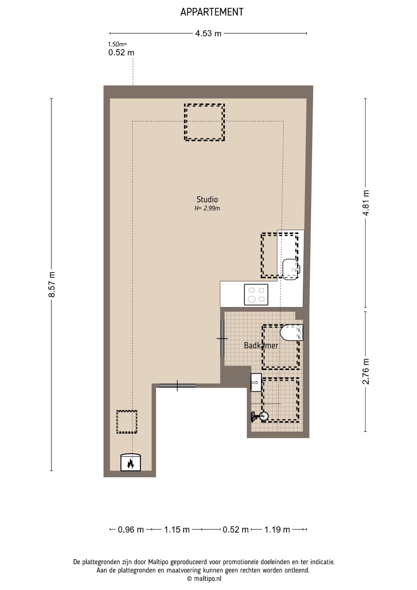 Foto 27 van Westwagenstraat - Appartementen en Studio's