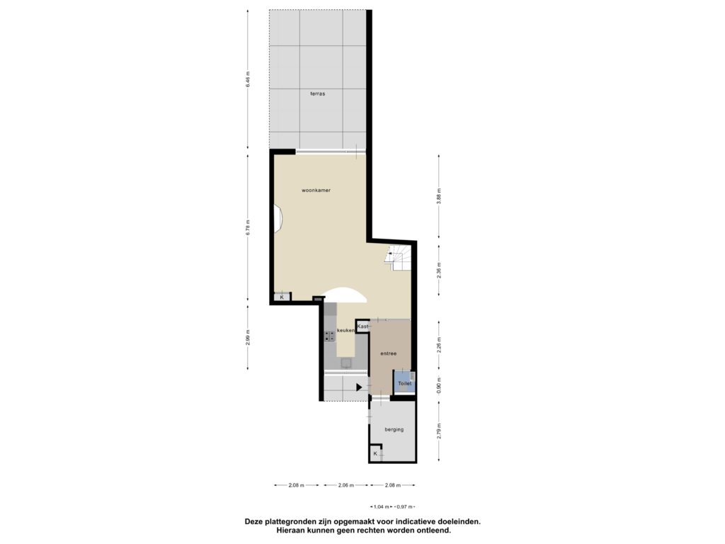 Bekijk plattegrond van Begane Grond van Hargplein 19