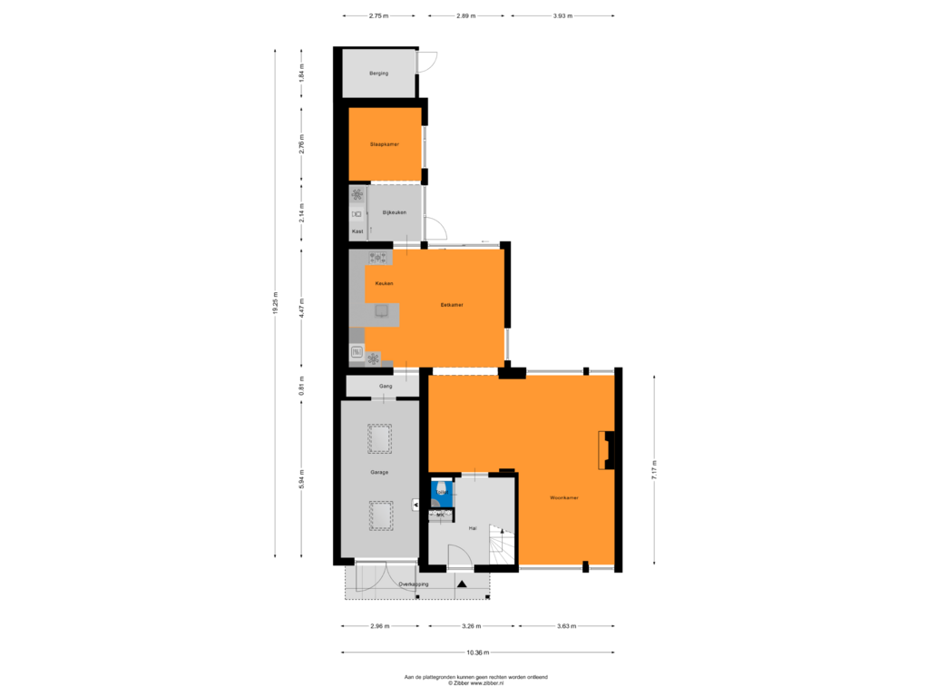 Bekijk plattegrond van Begane Grond van Doctor Schaepmanstraat 24