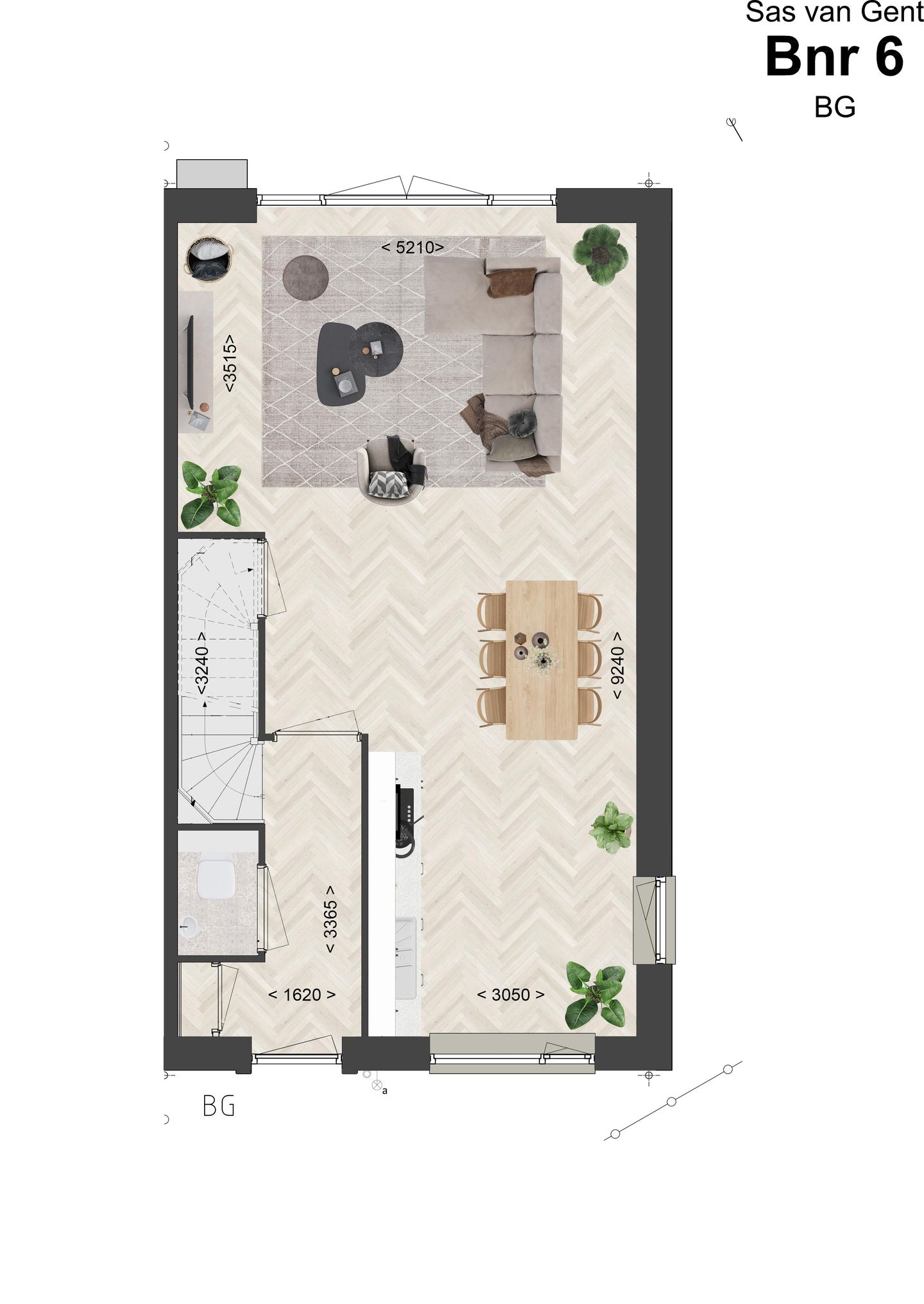 Photo 4 of Hoek- en tussenwoningen (Bouwnr. 6)