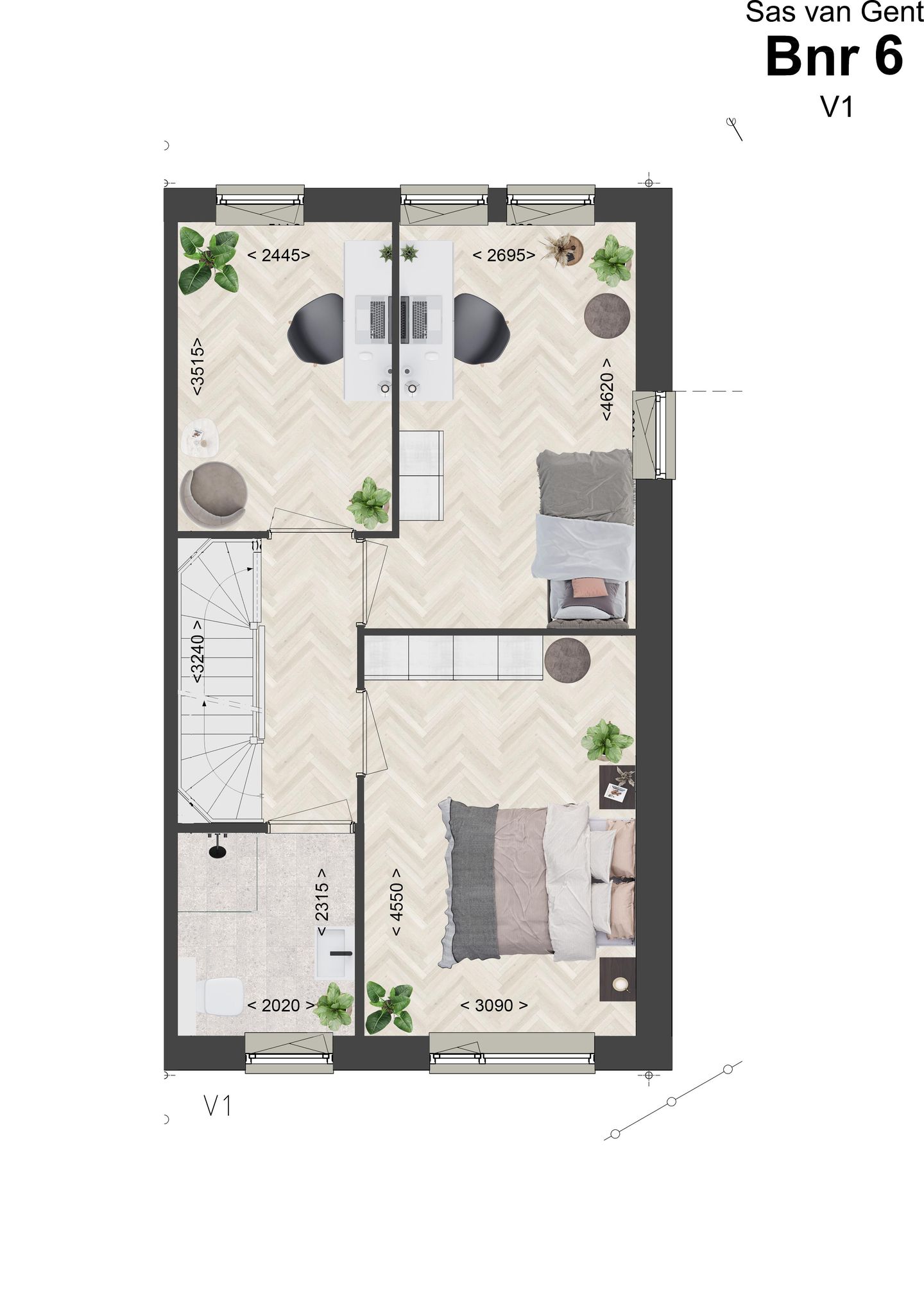 Photo 5 of Hoek- en tussenwoningen (Bouwnr. 6)