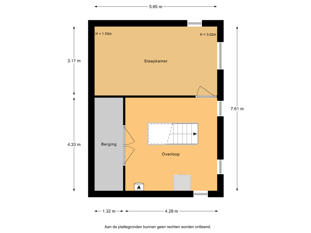 Bekijk plattegrond van 2e Verdieping van Kortegolf 3