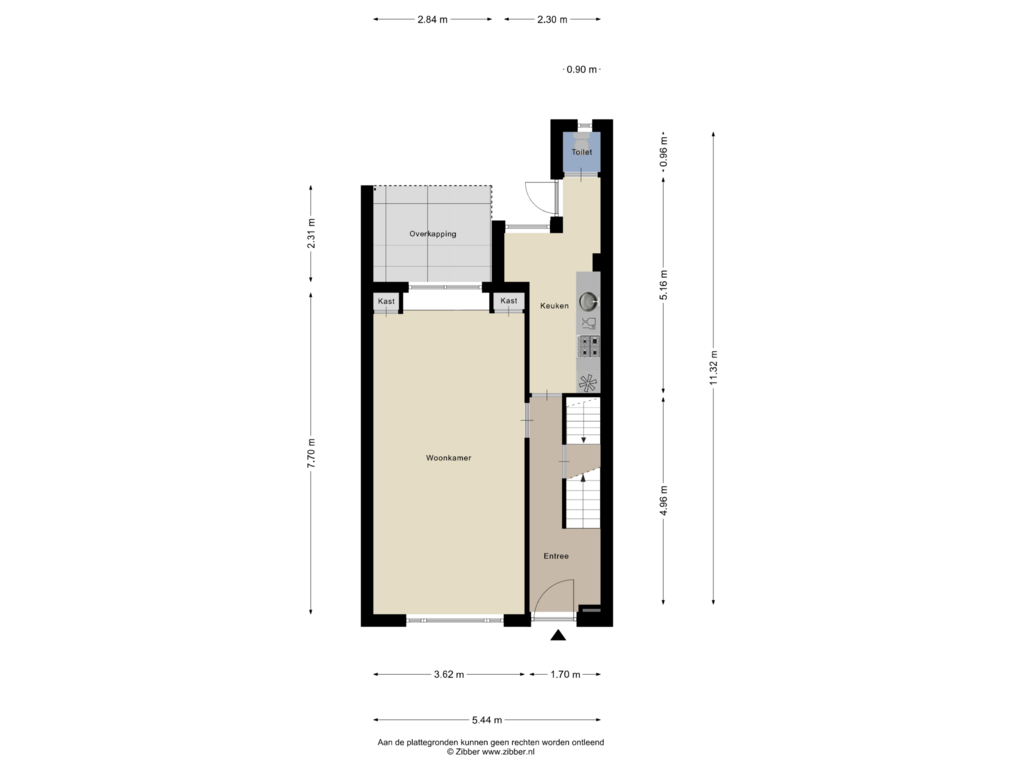 Bekijk plattegrond van Begane Grond van Rijsweerdsweg 30