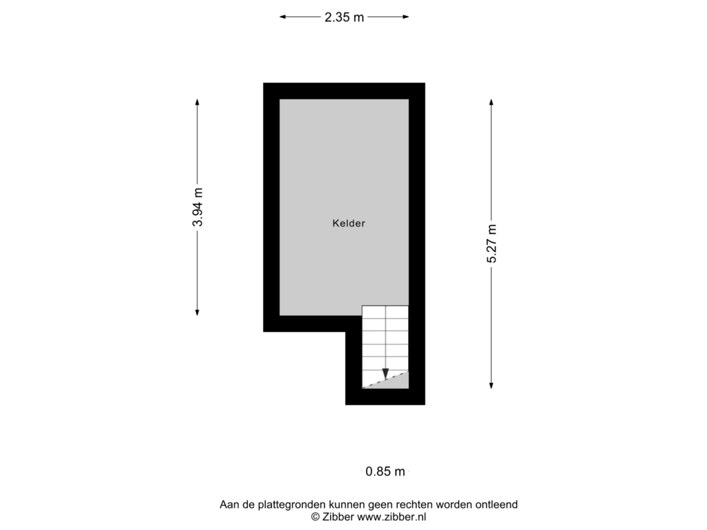 Bekijk plattegrond van Kelder van Rijsweerdsweg 30