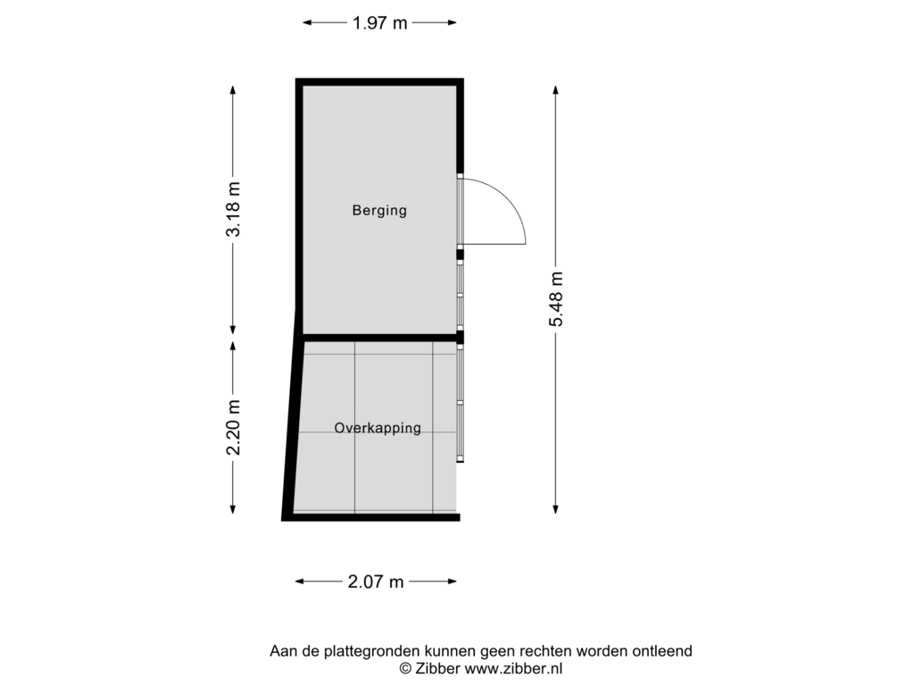 Bekijk plattegrond van Berging van Rijsweerdsweg 30