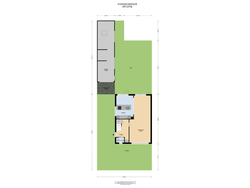 View floorplan of Situatie of Koenselberg 39