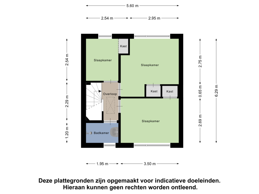 Bekijk plattegrond van Eerste Verdieping van Donizettilaan 22