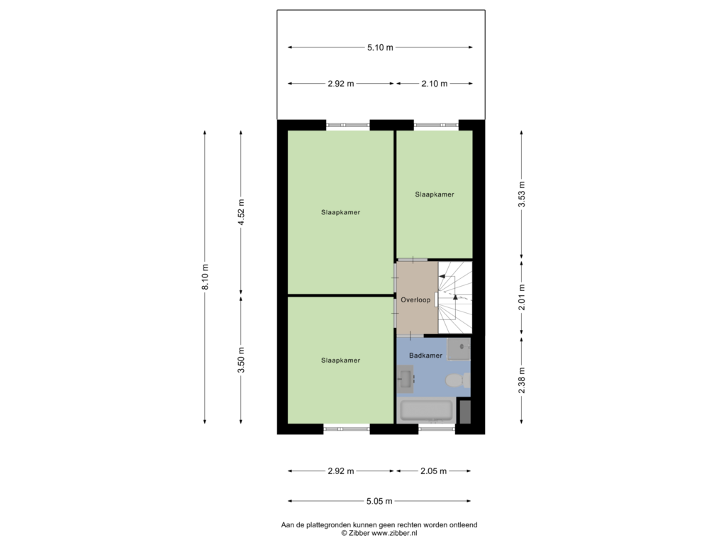 Bekijk plattegrond van Eerste Verdieping van Charlotte Ruysstraat 8