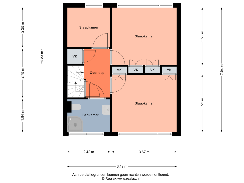 Bekijk plattegrond van Verdieping 1 van Lavendelhof 18