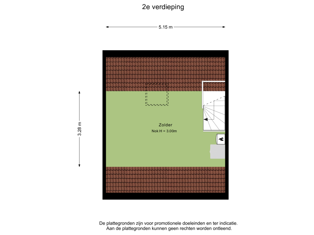 View floorplan of 2e verdieping of Bastion 7