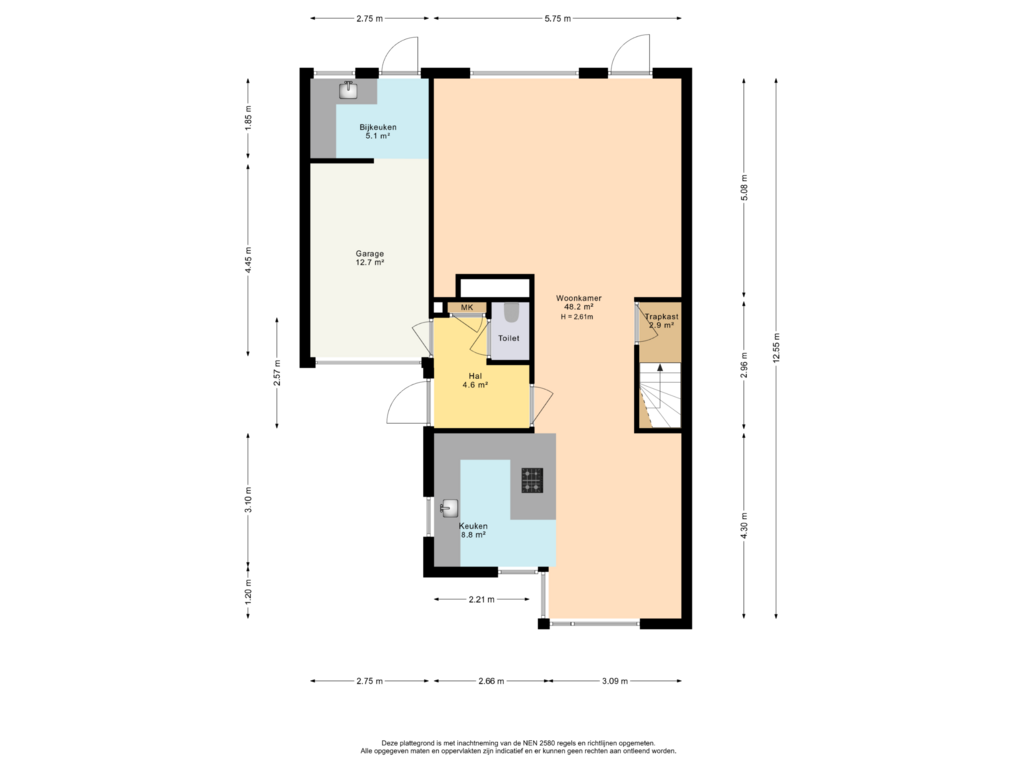 Bekijk plattegrond van Begane grond van Kamilleveld 72